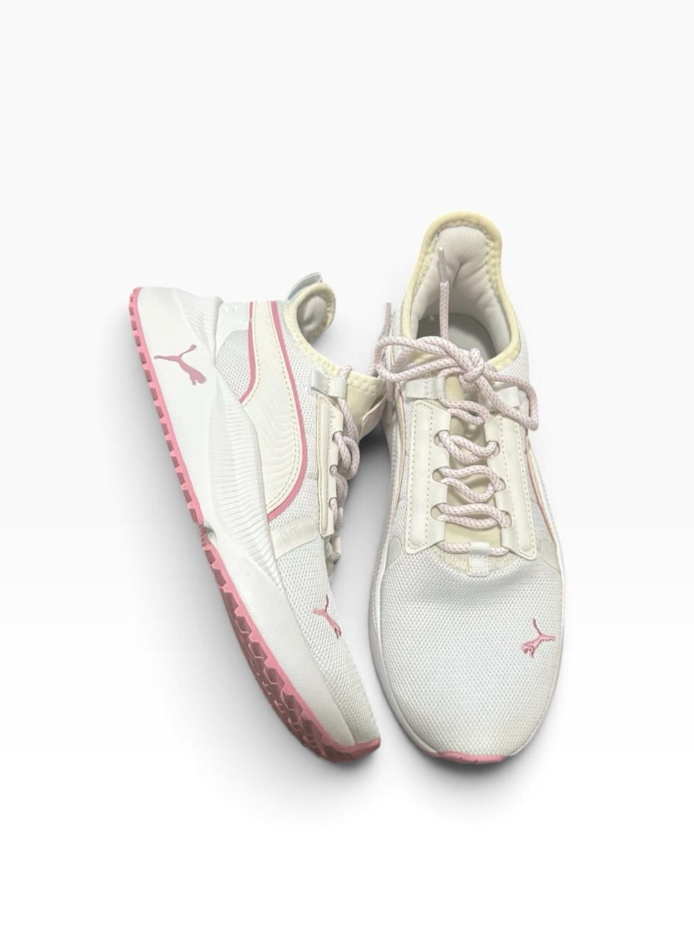 Puma Pacer Future Street Rose Women's White & Light Pink Athletic Sneakers